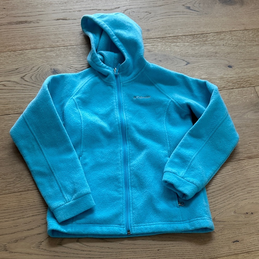 Columbia Kids Blue Fleece Hoodie 10/12